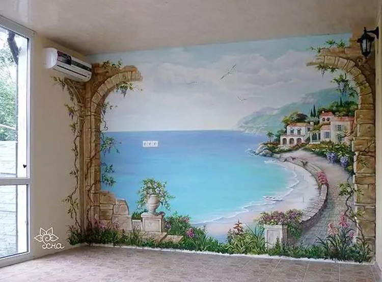 【广州墙绘】家居墙绘可以这样美
